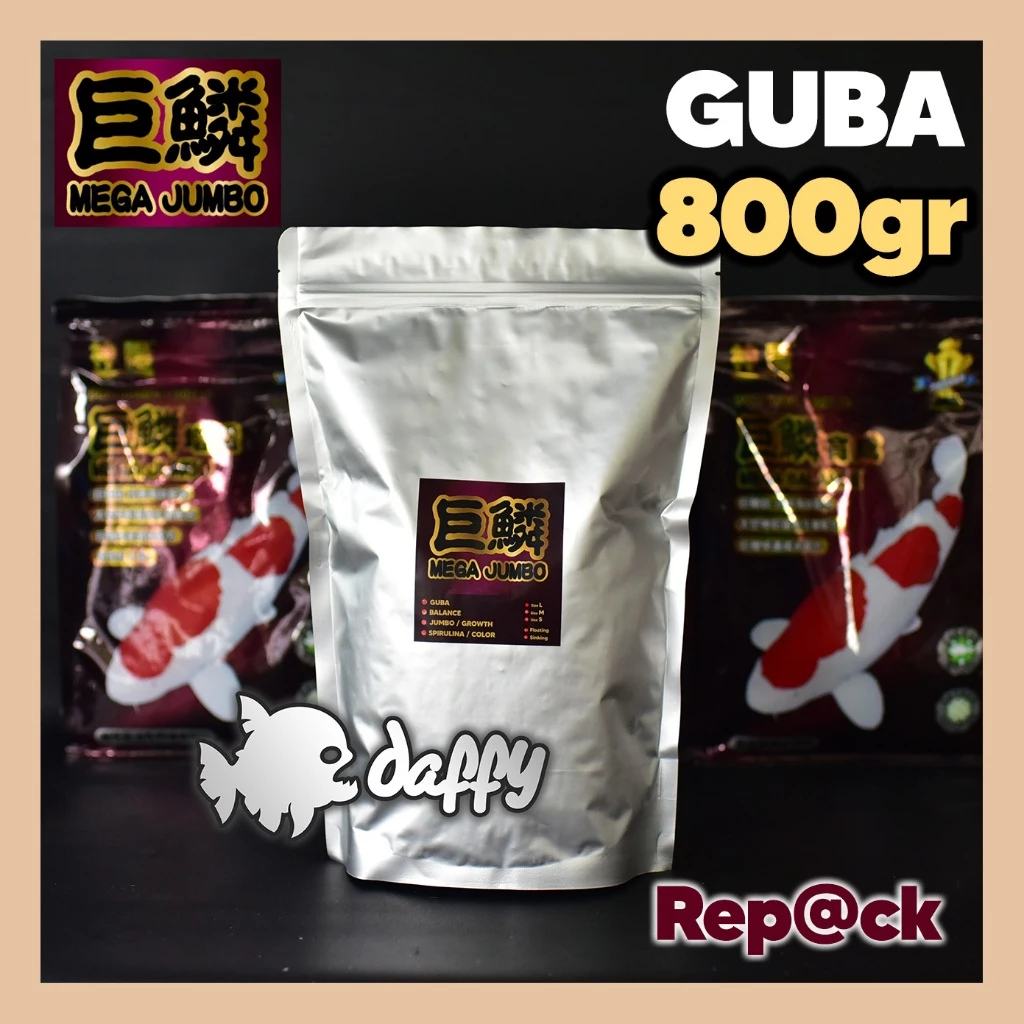 Pelet Mega Jumbo GUBA 800gr pakan koi mega jumbo koi food