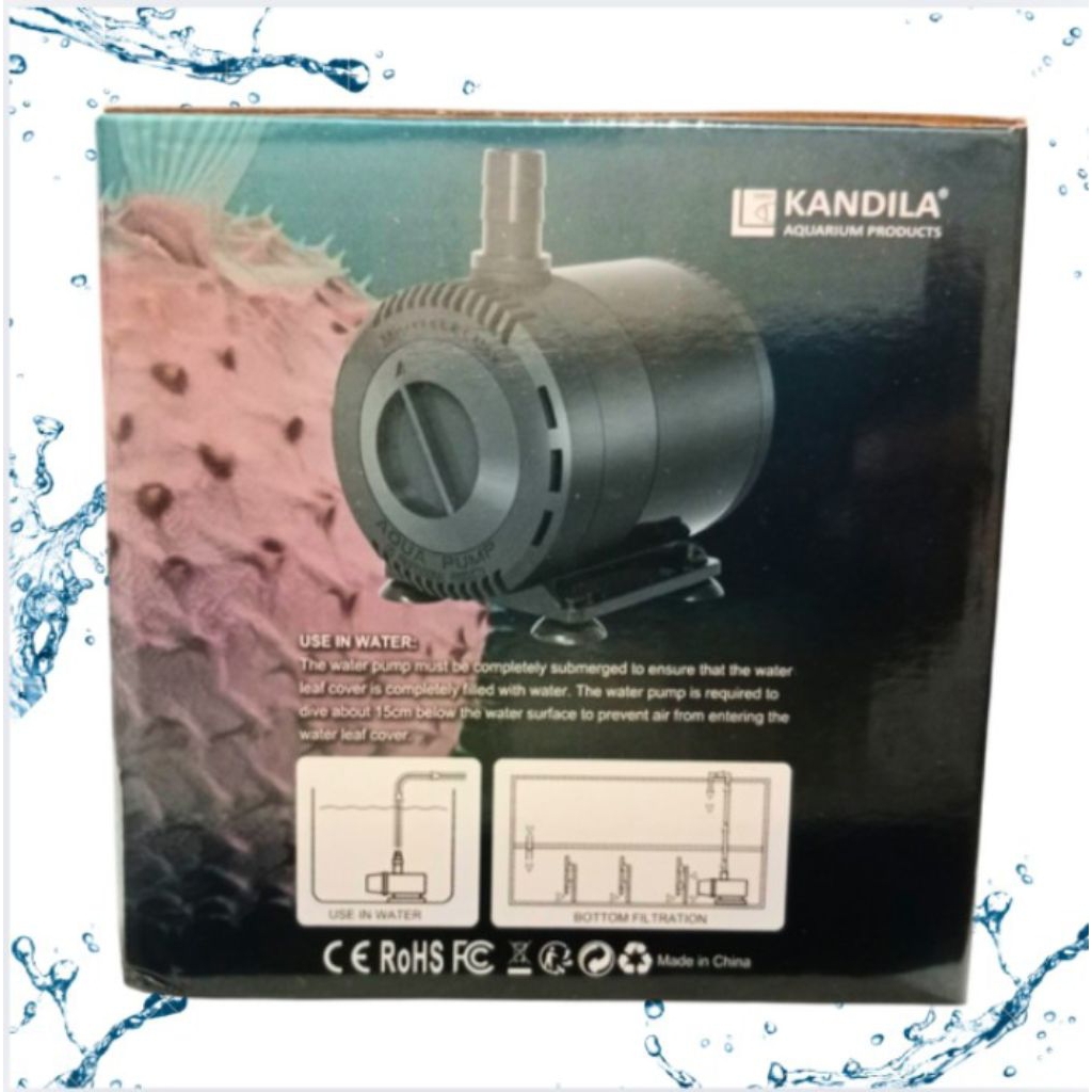 KANDILA FUGU F 105 POMPA KOLAM AQUARIUM SILENT WATER PUMP