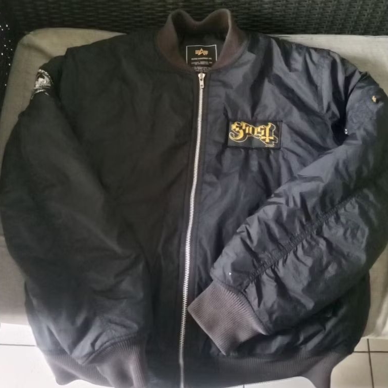 Jaket Bomber Vintage Alpha Industries Inc Cage Code 3A382 Size XL
