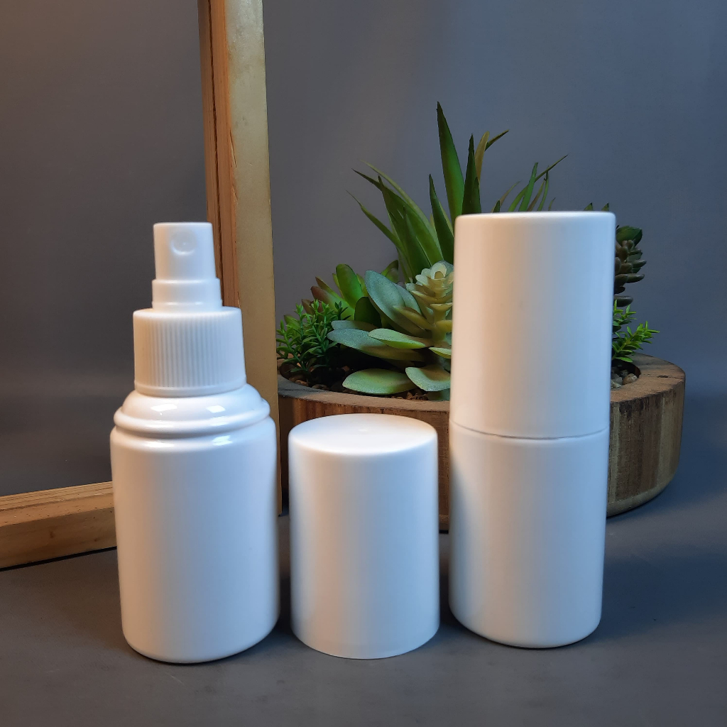 Botol Spray 60 Ml / Botol Dioly Spray 60 Ml Full Putih