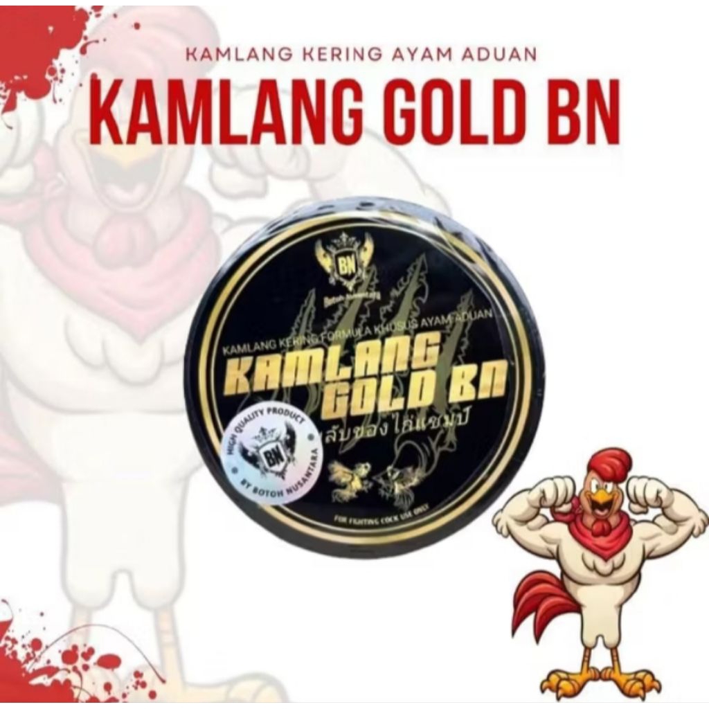 KAMLANG KERING GOLD BN JAMU AYAM STAMINA NAFAS TENAGA MAKSIMAL KAMLANG DOPING JAMU AYAM ADUAN AYAM B