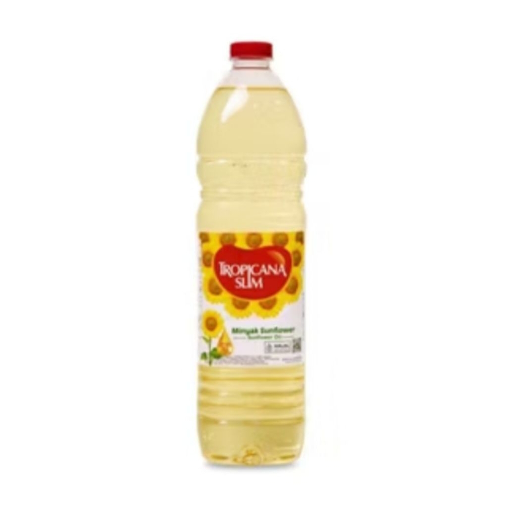 

Tropicana Slim Minyak Sunflower 946ml - Minyak Goreng 100% Pure Sunflower Oil Lebih Sehat & Rendah Lemak Jenuh, Baik untuk Jantung