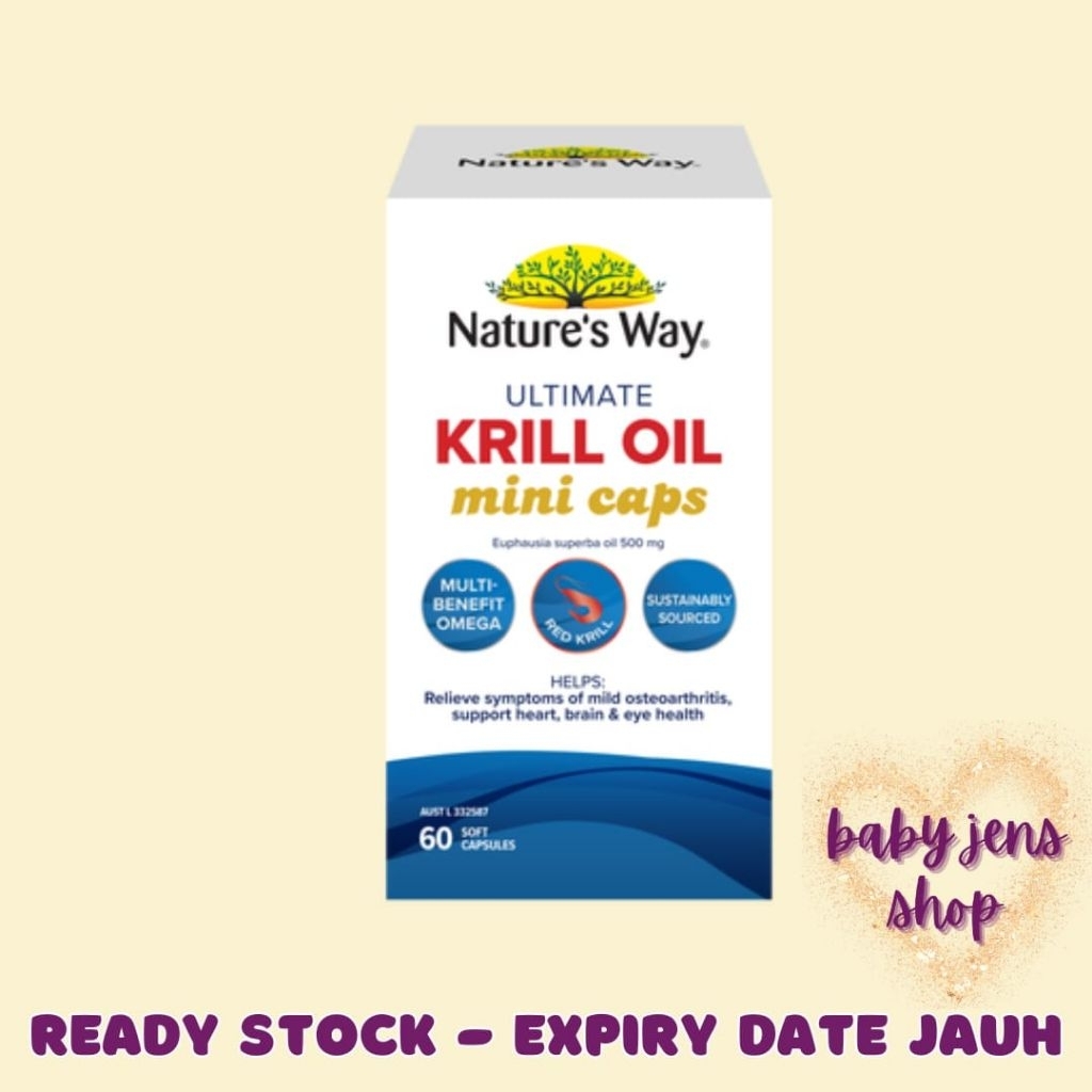 Nature's Way Ultimate Krill Oil Mini Caps 60 Capsules Natures Way Australia