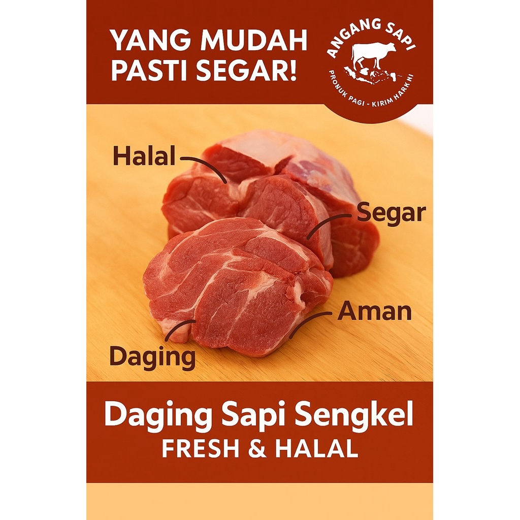 

DAGING SAPI SEGAR HALAL 500 GRAM (SETENGAH KILO)