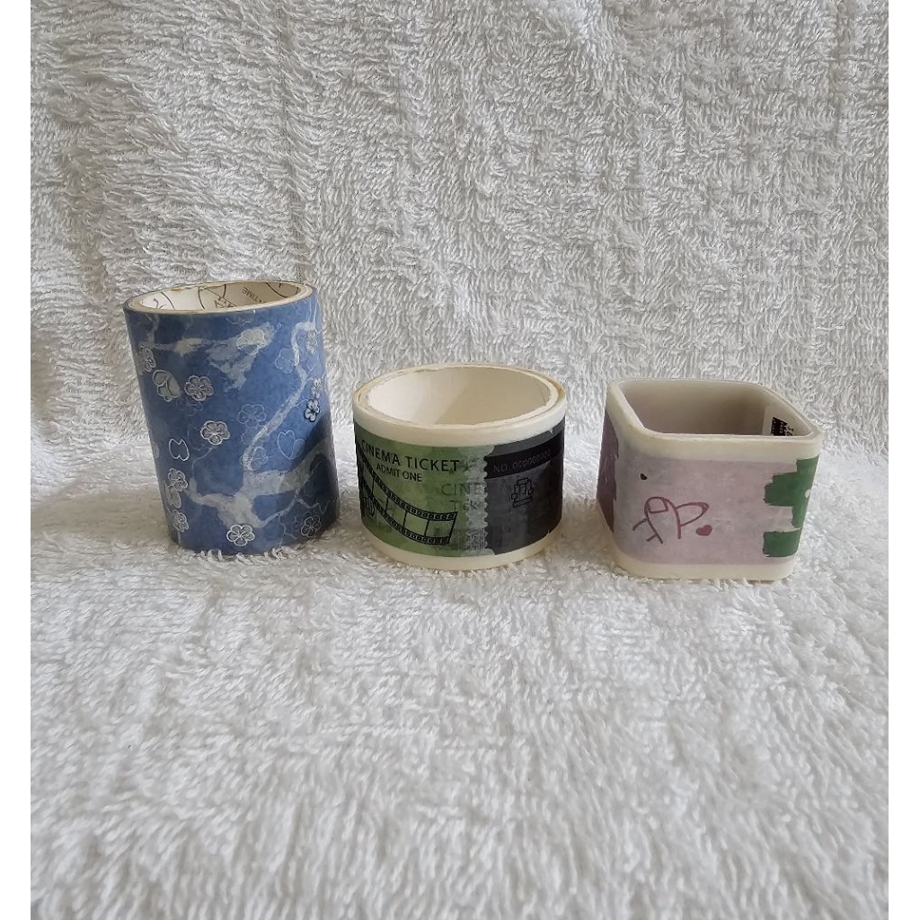 

(Baca Deskripsi) Preloved Sakura Love Cinema Ticket Washi Tape Masking Decorative Tape