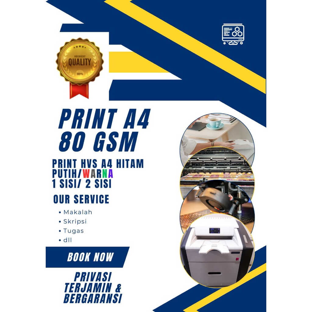 

Print Dokumen A4 Hitam Putih – Cetak Makalah, Skripsi, Tugas