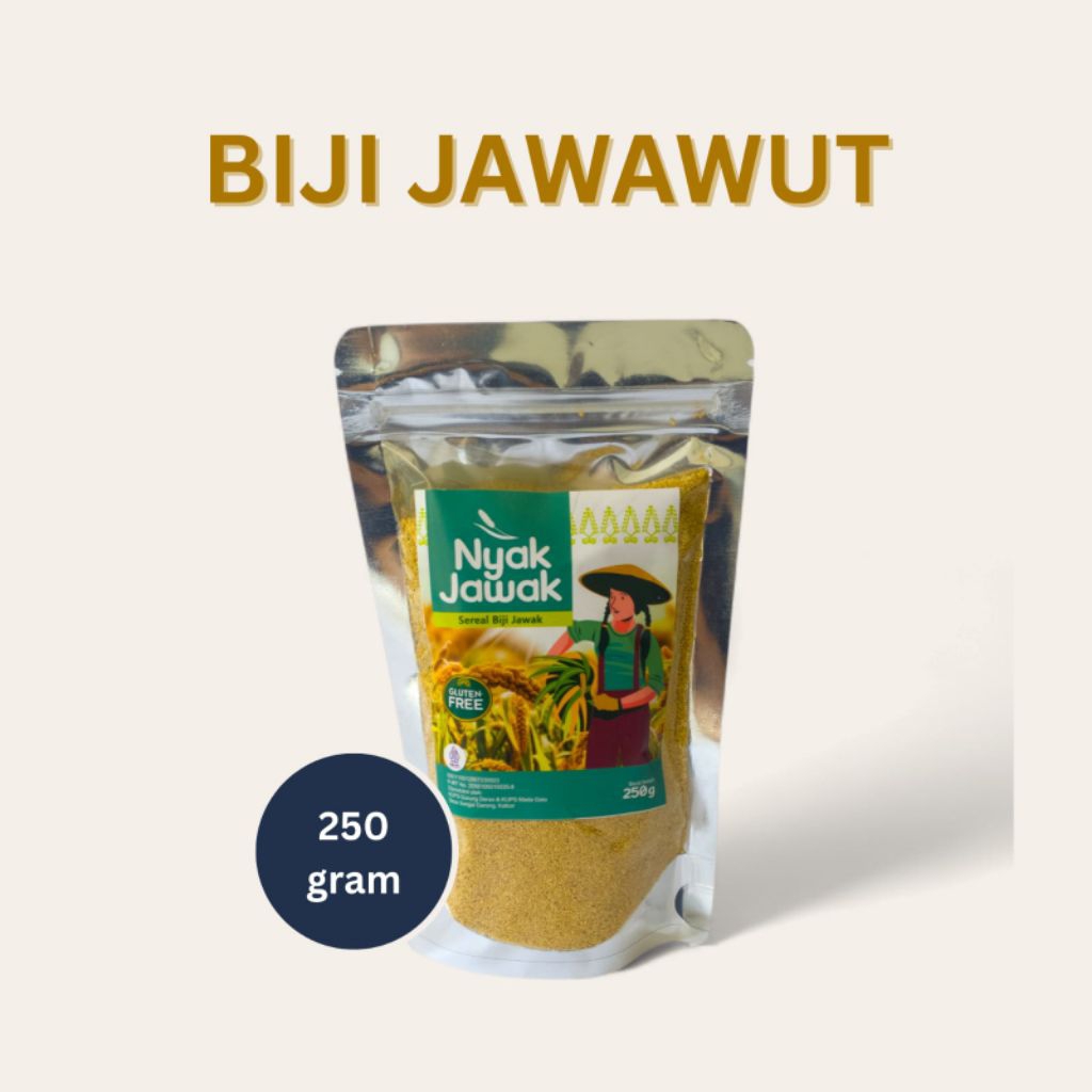 

Nyak Jawak | Sereal Biji Jawak | Gluten Free | 100% Biji Jawak | Halal