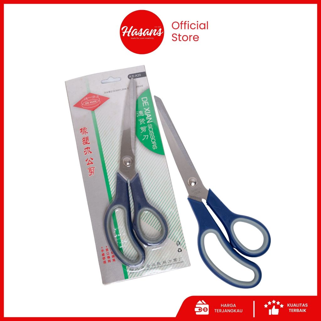 

Alat Gunting Kain / Gunting Kain Bahan / Pemotong Kain / Gunting Serbaguna / Gunting De Xian K20