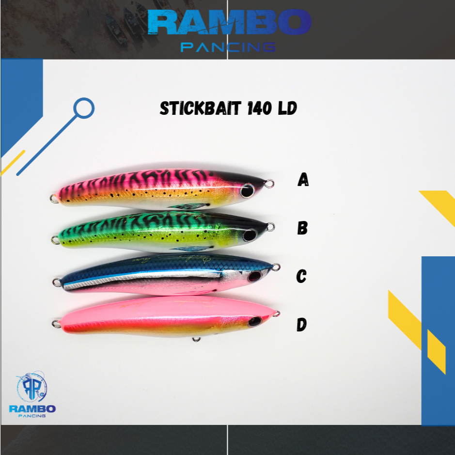RAMBO LURE HANDMADE STICKBAIT F 140 LD