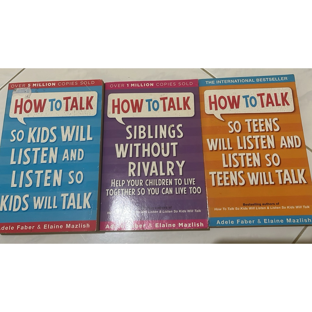 BUKU : (preloved) HOW TO TALK - ADELE FABER & ELAINE MAZLISH