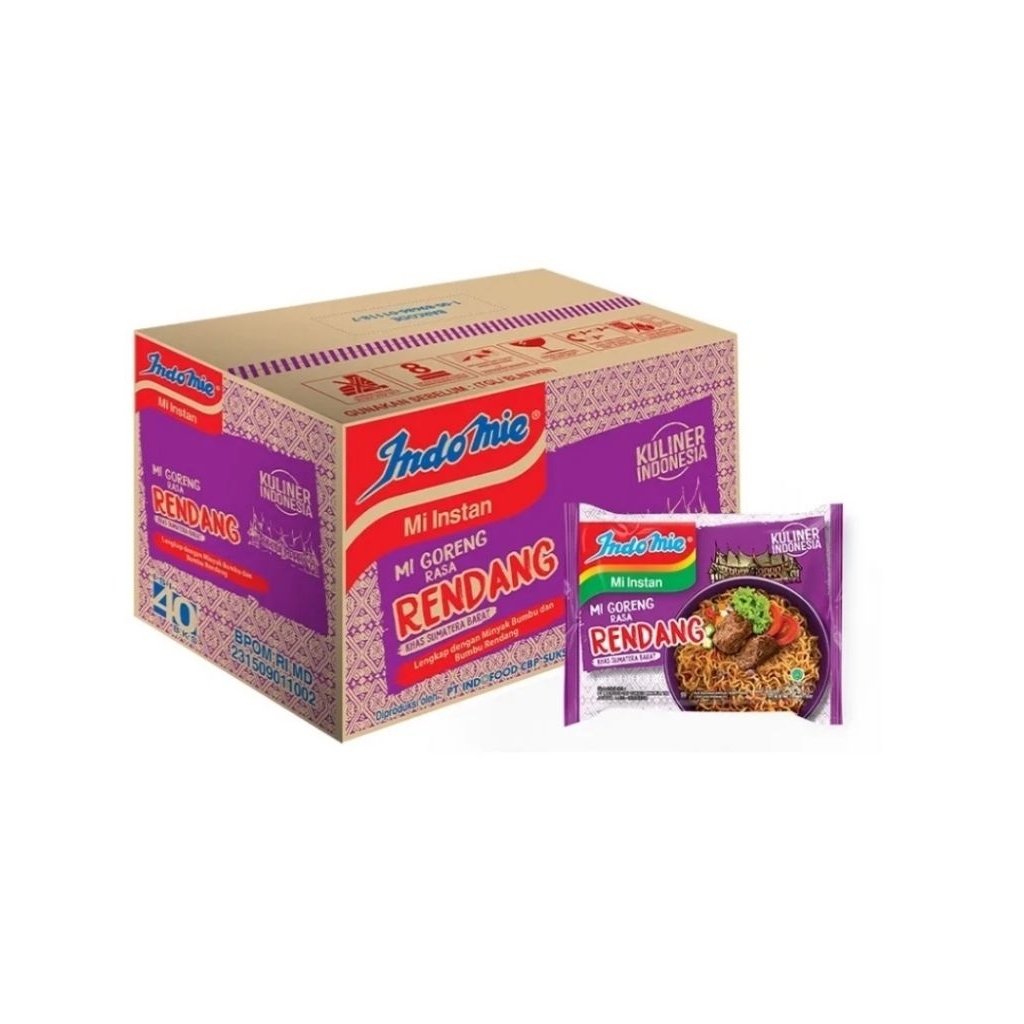 

Indomie goreng rendang 3 pcs