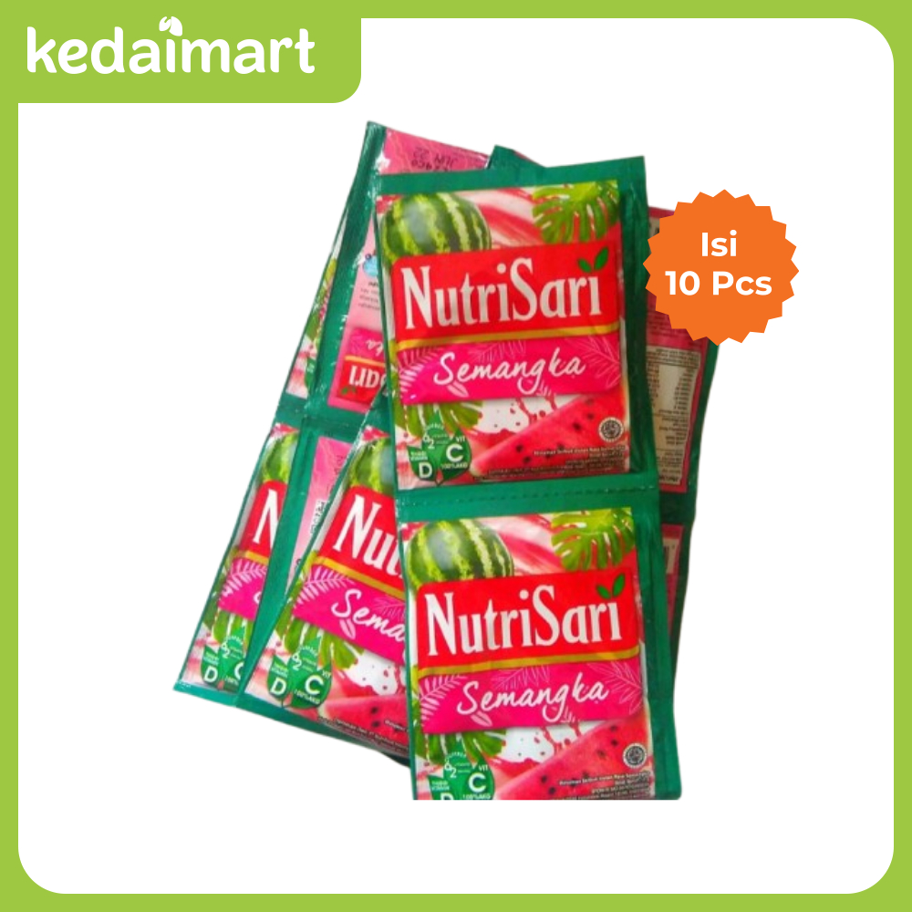

Nutrisari Semangka Renceng Isi 10 X 13 Gram