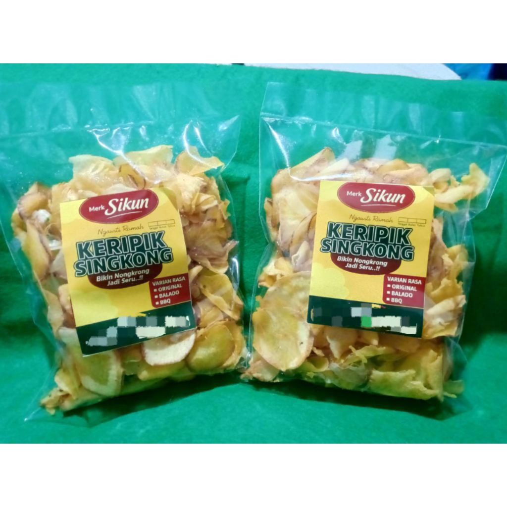 

keripik singkong renyah kemasan 100g - 1kg