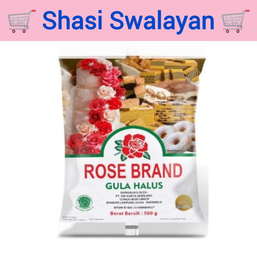 

Rose Brand Gula Halus 500 Gram