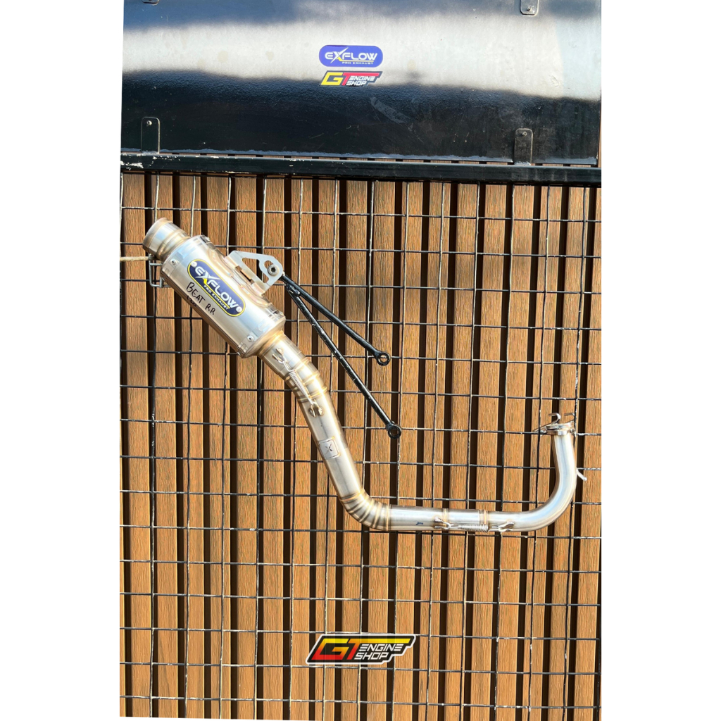 KNALPOT BEAT KARBU ROAD RACE 130CC TUNE UP EXFLOW KNALPOT EXFLOW BEAT KARBU ROAD RACE 130CC KNALPOT 