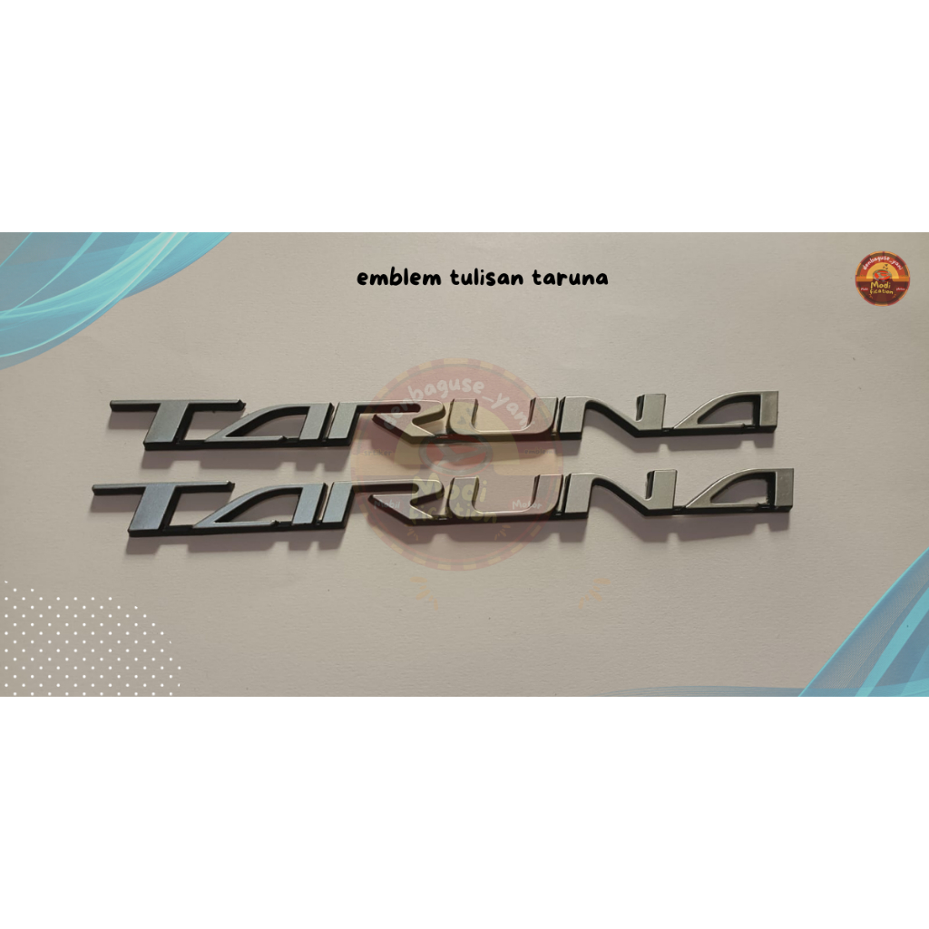 emblem mobil taruna / emblem taruna / emblem tulisan taruna /emblem samping taruna