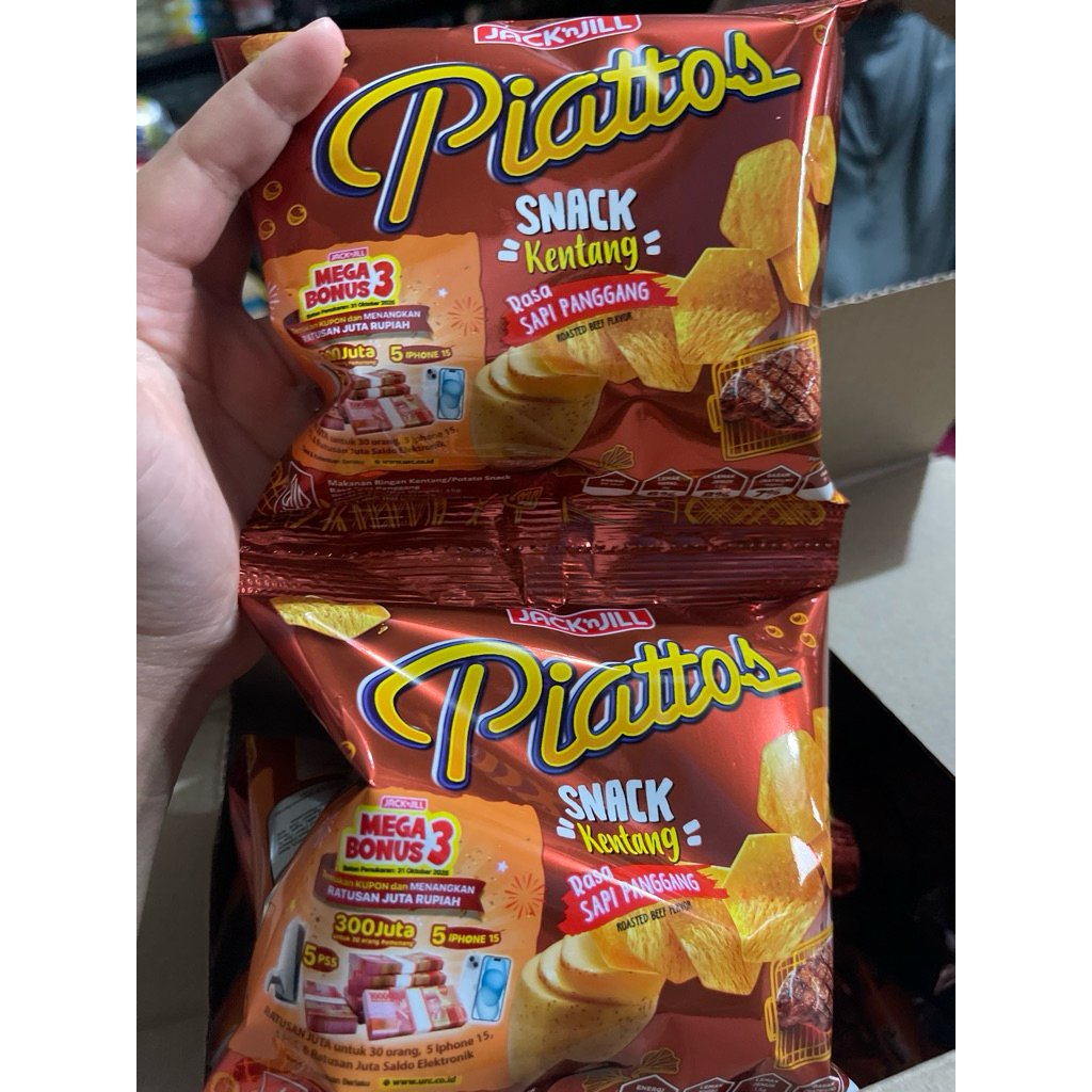 

Jack n jill Piatos snack kentang sapi panggang 10pcs