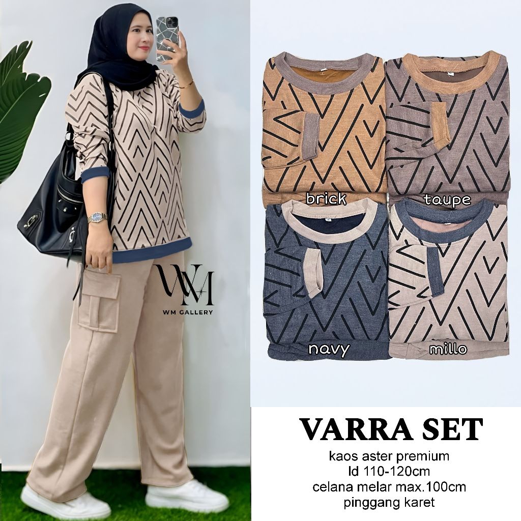 VARRA SET//SET WANITA KEKINIAN BESTSELLER//SET OOTD//SETAN WANITA//SET OOTD//BY WOW//WM