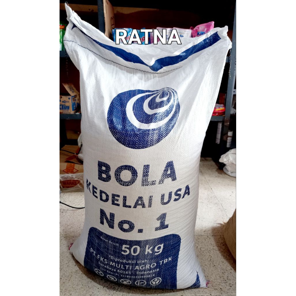 

( 1 SAK) KACANG KEDELAI / KEDELE SUPER USA 50 Kg (Cap BOLA)