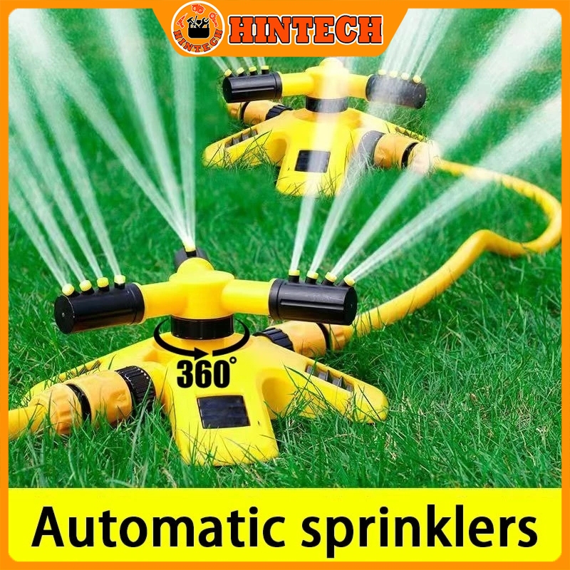Alat Siram Pertanian,Penyiram Tanaman Otomatis ,Alat Penyiram Tiga Cabang Berputar Otomatis 360