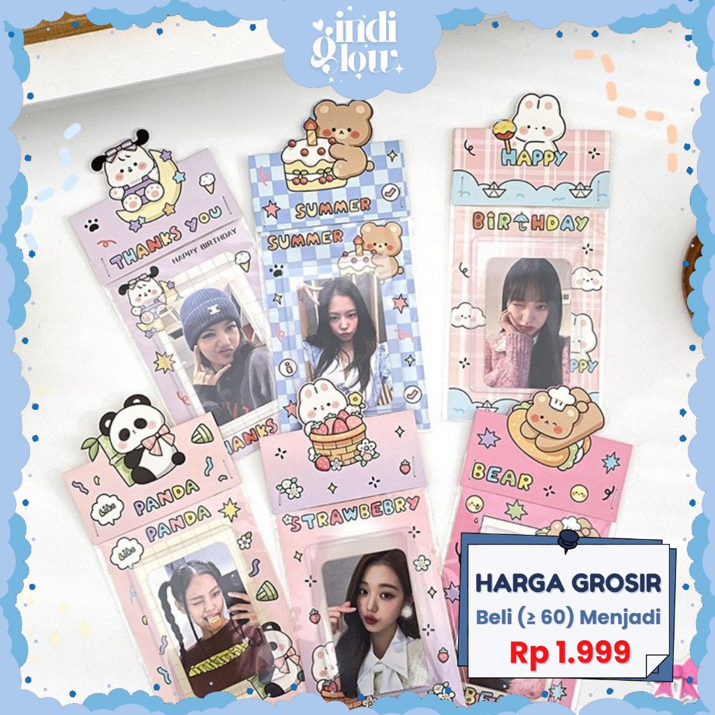 

IG Plastik Packing Photocard Plastik Cover Photocard Kpop Lucu Sampul Kartu Aesthetic Murah ST22