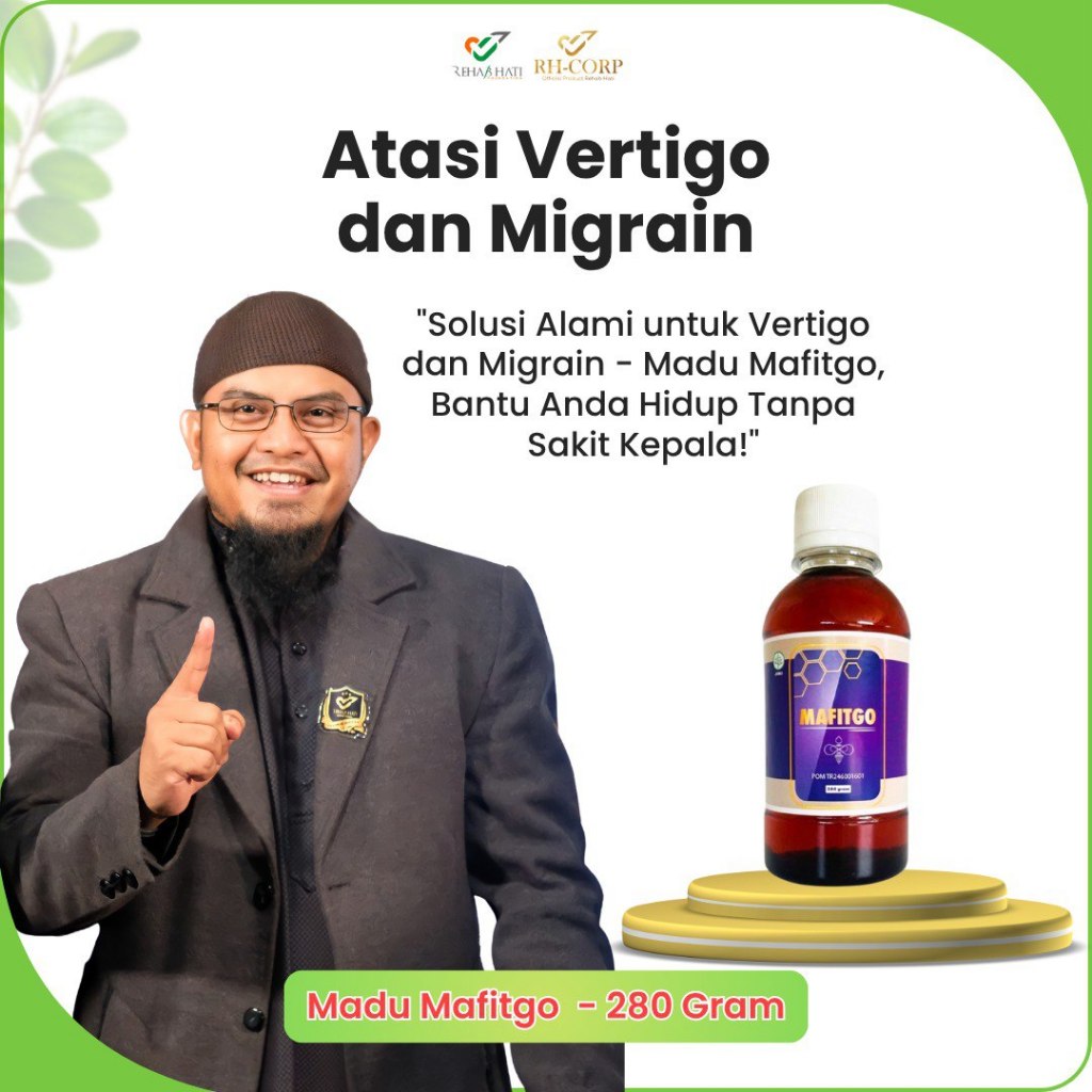 

Madu MAFITGO by RH CORP – Madu Herbal untuk Vertigo, Migrain, dan Pusing