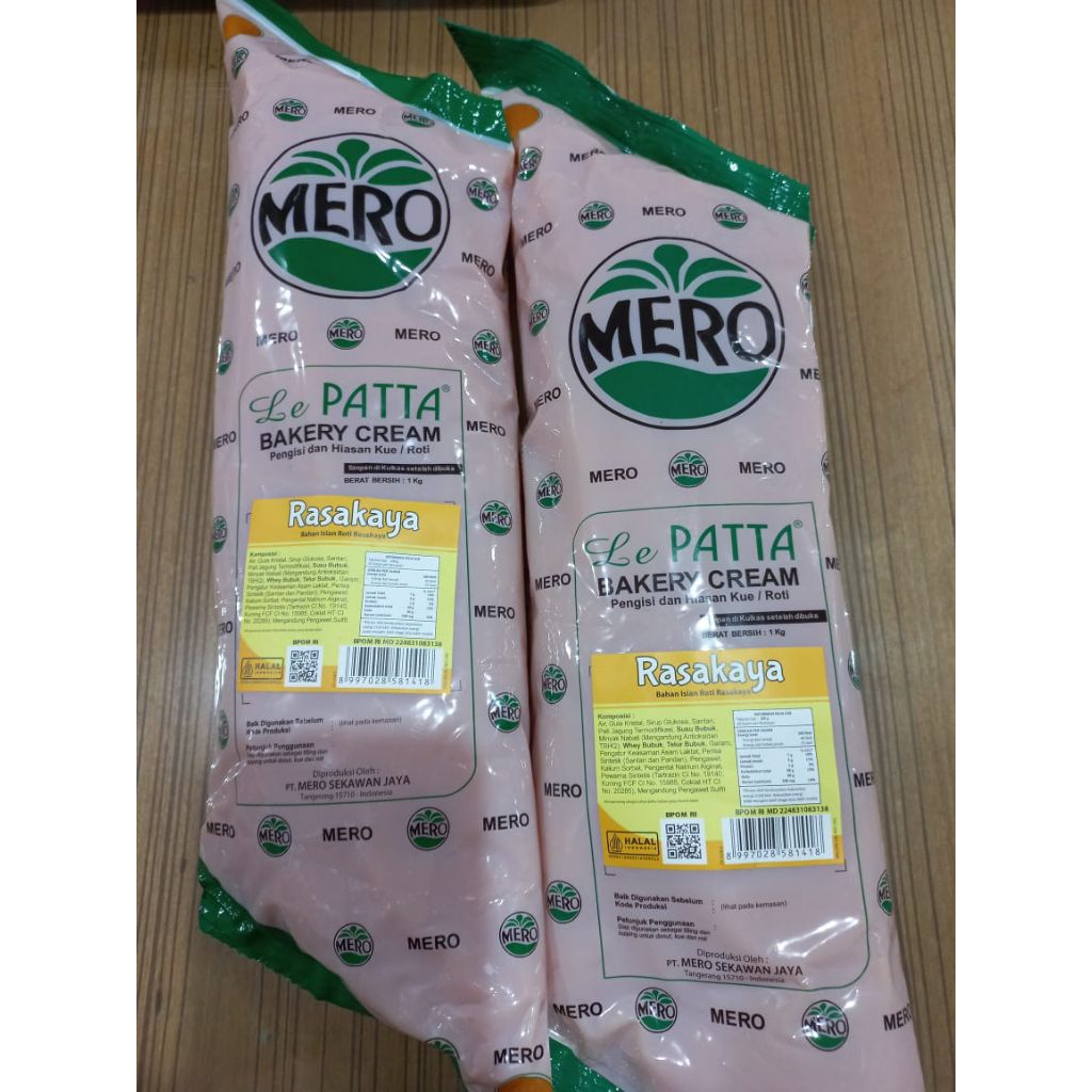 

MERO SRIKAYA / LE PATTA BAKERY CREAM SRIKAYA 1 KG