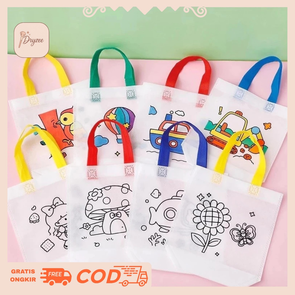 

Handmade Goodie Bag Painting Graffik Kindergarten ST34