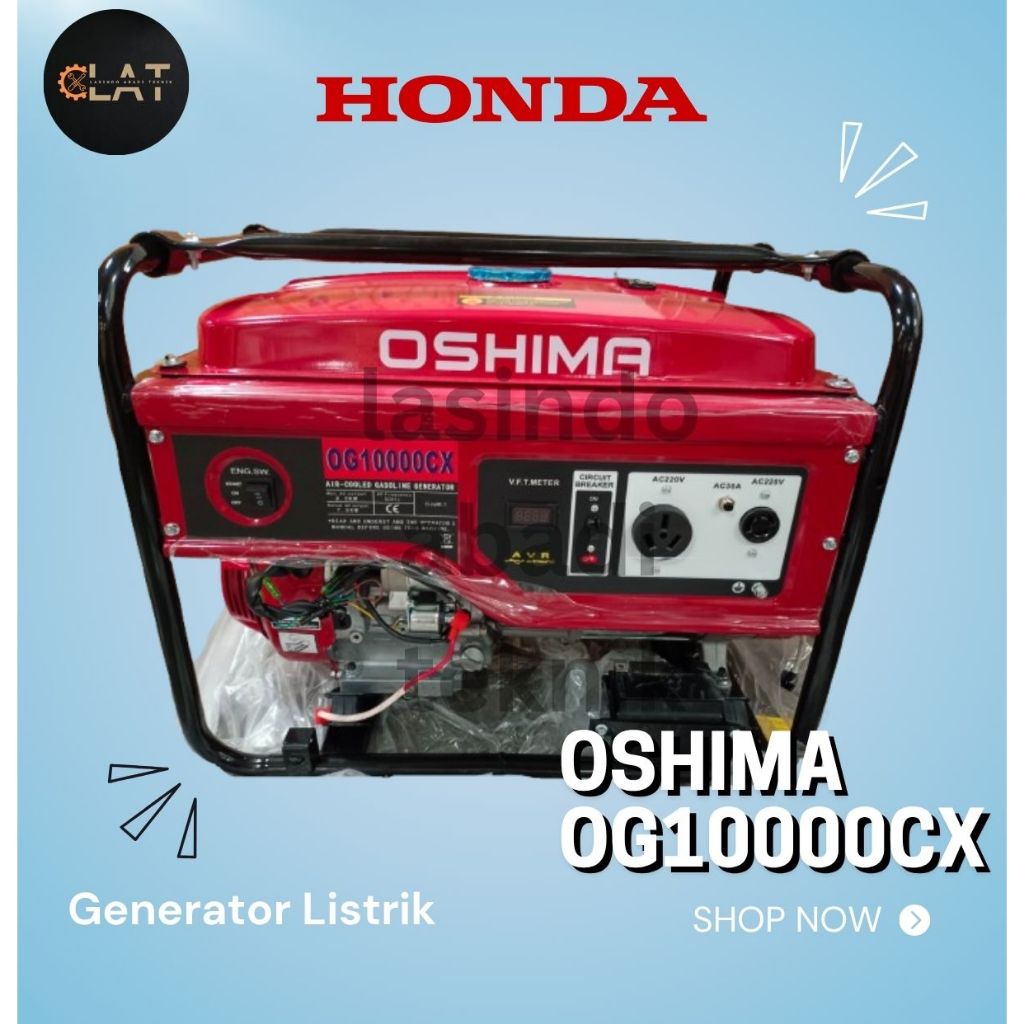 Genset Honda Oshima OG10000CX 8000WATT 7500WATT GENERATOR Bensin OG 10000 CX 8000 WATT 7500 WATT