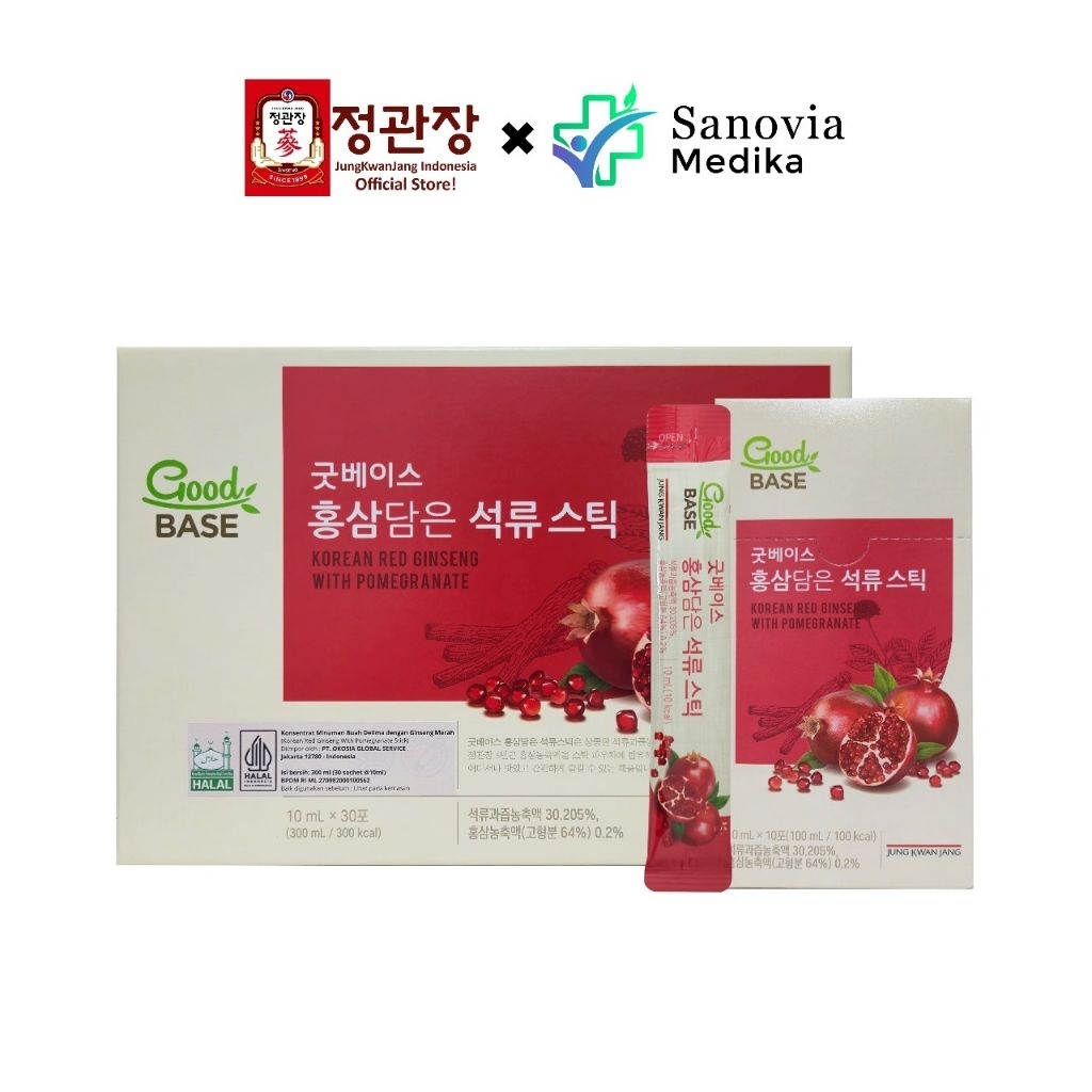 

Red Ginseng Korea + Pomegranate - 30 Sachet