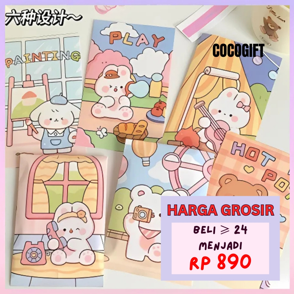 

Amplop Packing Cartoon Cute Amplop Aesthetic Paperbag Kertas Lucu