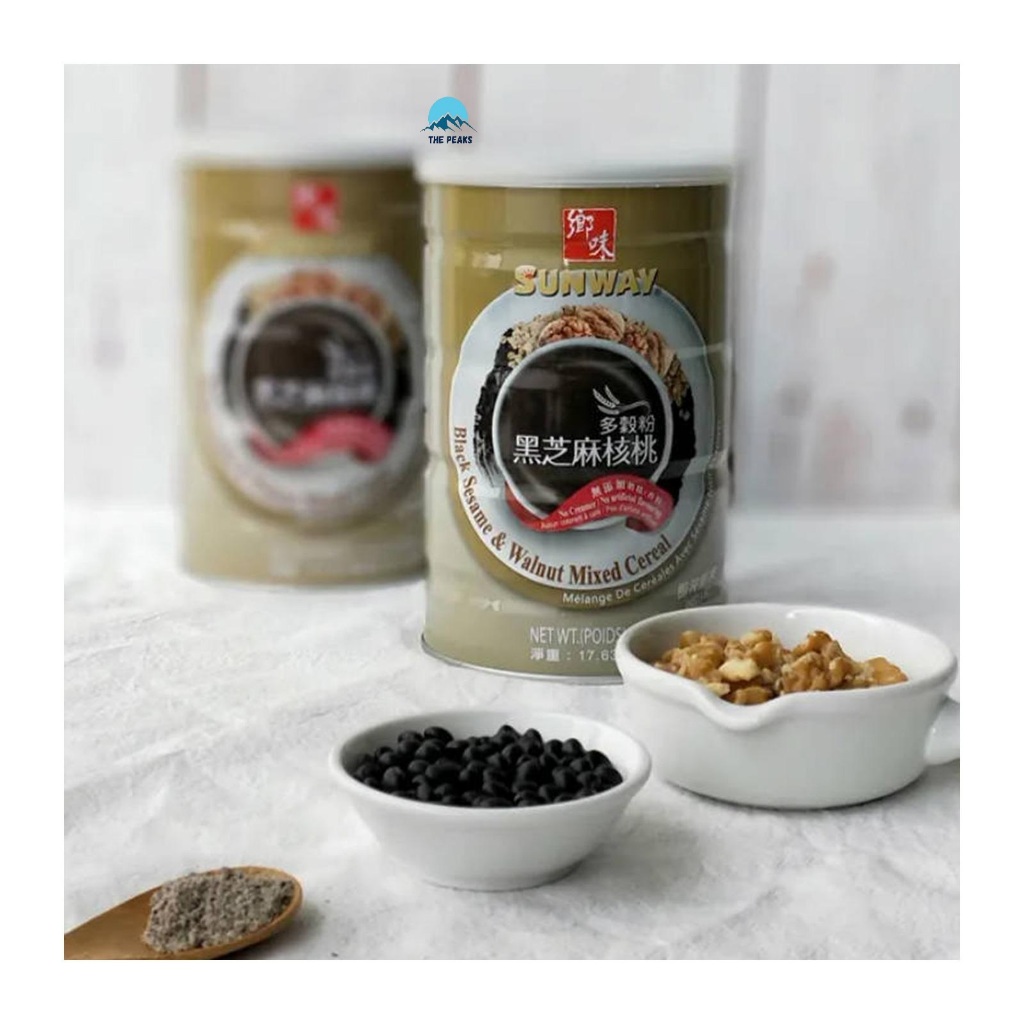 

(The Peaks) Sunway Black Sesame And Walnut Mixed Cereal -500G