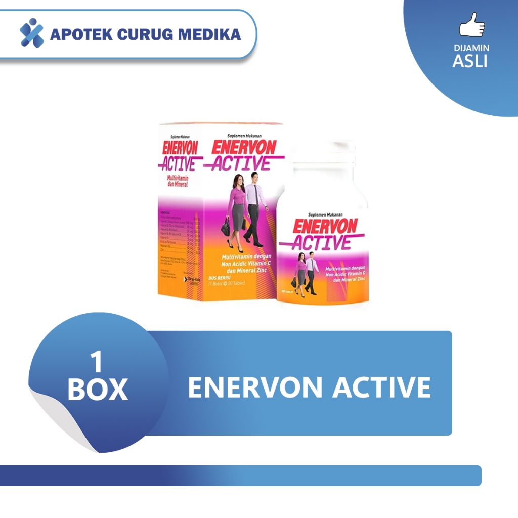 ENERVON ACTIVE 1 BOTOL 30 TABLET / Enervon C Active