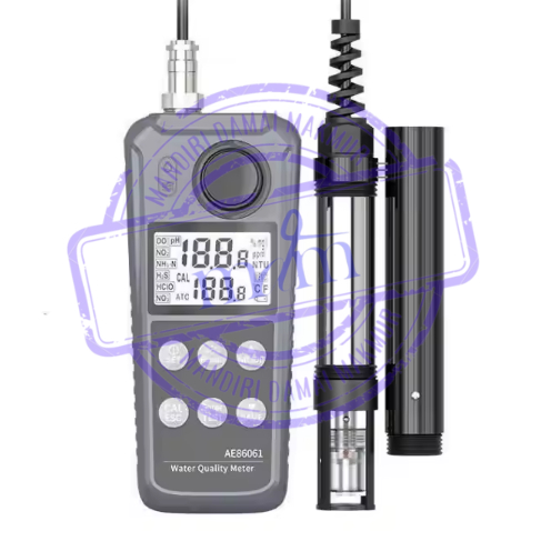 6 in 1 Amonia Nitrogen Meter Do, Nitrit, PH Meter Kit Test Air Instrument khusus untuk pemeliharaan 