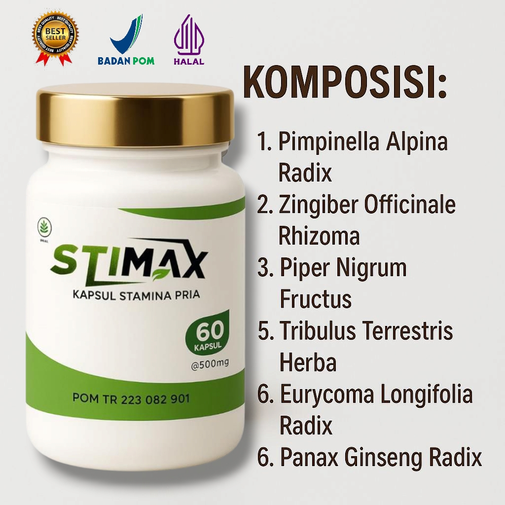 Obat Pembesar STIMAX herbal pembesar pennis kelaminn pria mr p asli panjang BPOM ampuh permanen