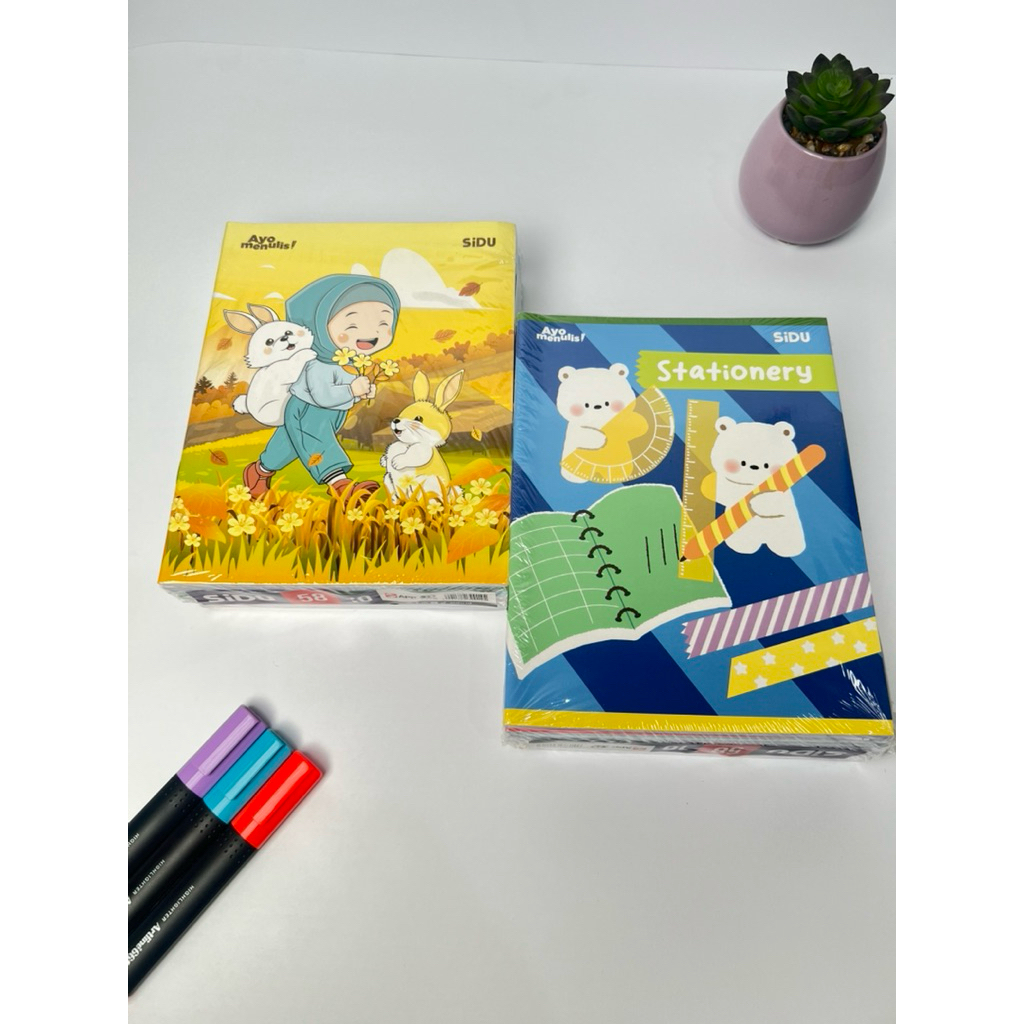 

(10 PCS) Buku Tulis Siswa Sekolah Sidu isi 58 Lembar