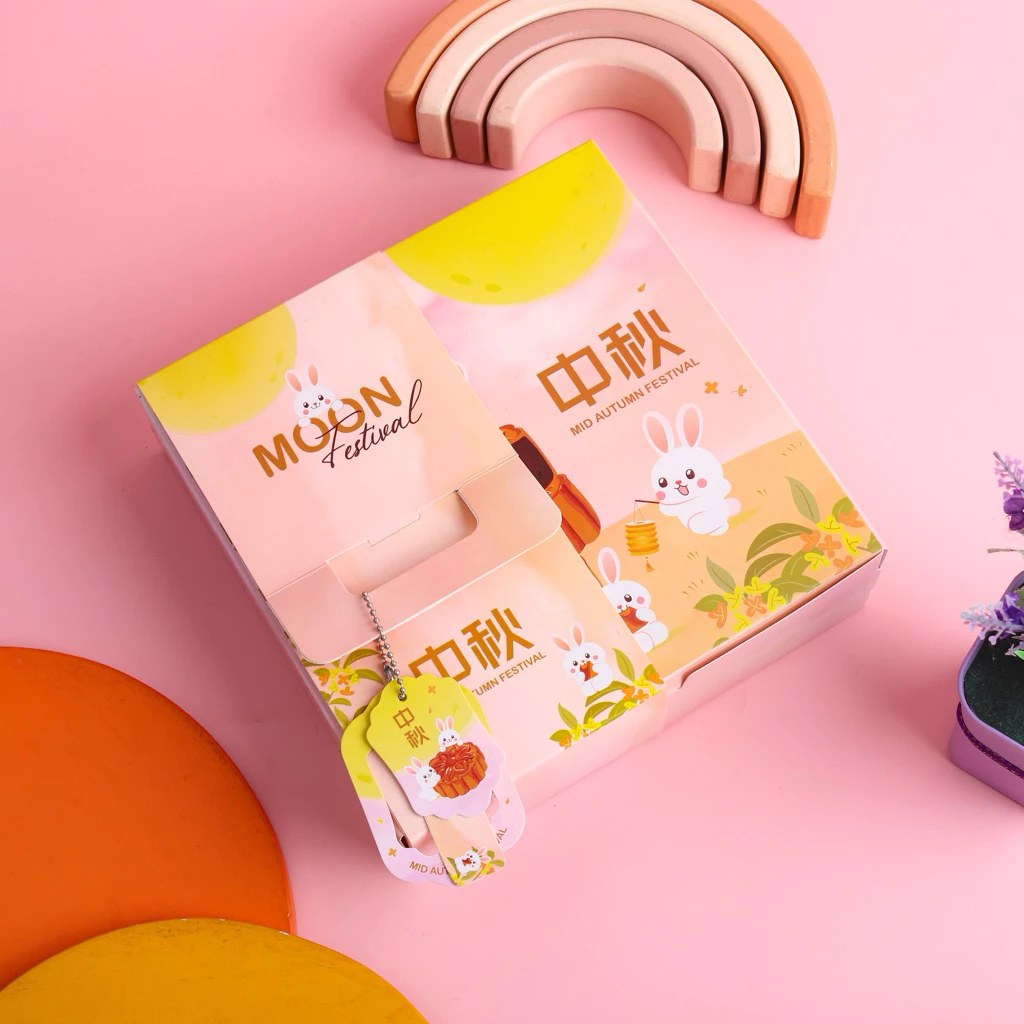 

5 Set Box Liang 20x20x6 Box Mooncake 125 150gr