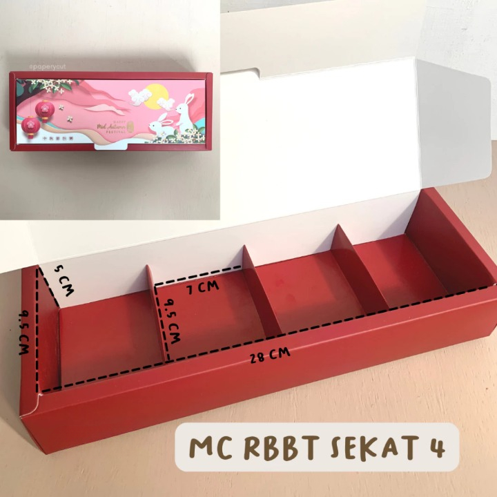 

Box Dus Kotak Kue Bulan Mooncake Mid Autumn Pineapple Cake isi Kardus Festival Kue Bulan Musim Gugur