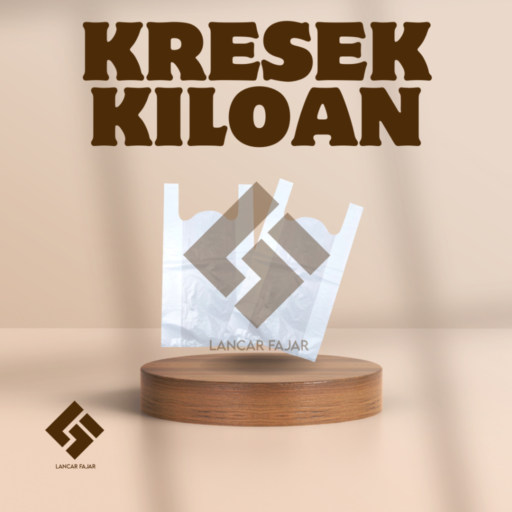 [1 kg] kresek natural los bening 15 24 28 35 40 | kresek kiloan bening premium / kantong kresek keci