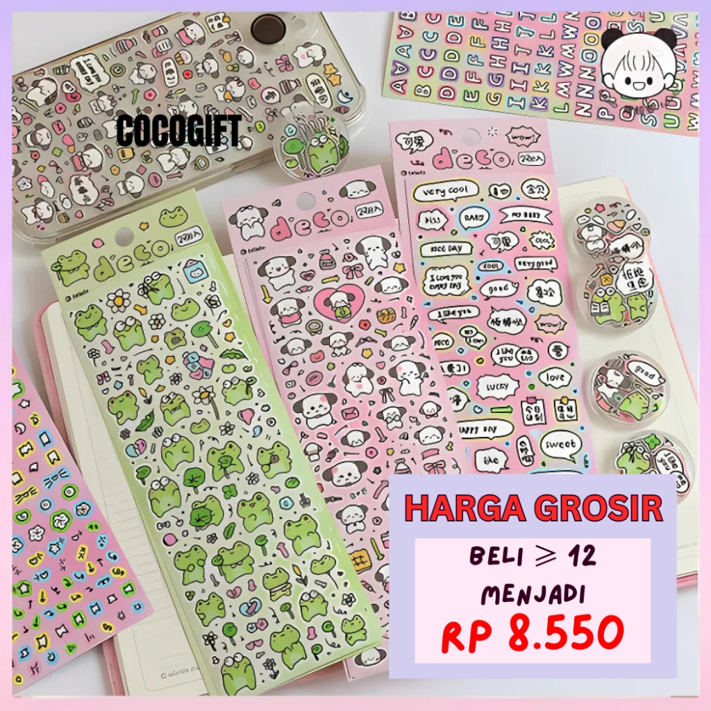 

Stiker Colorfull Deco Glitter Stiker Jurnaling Colourfull TLD129