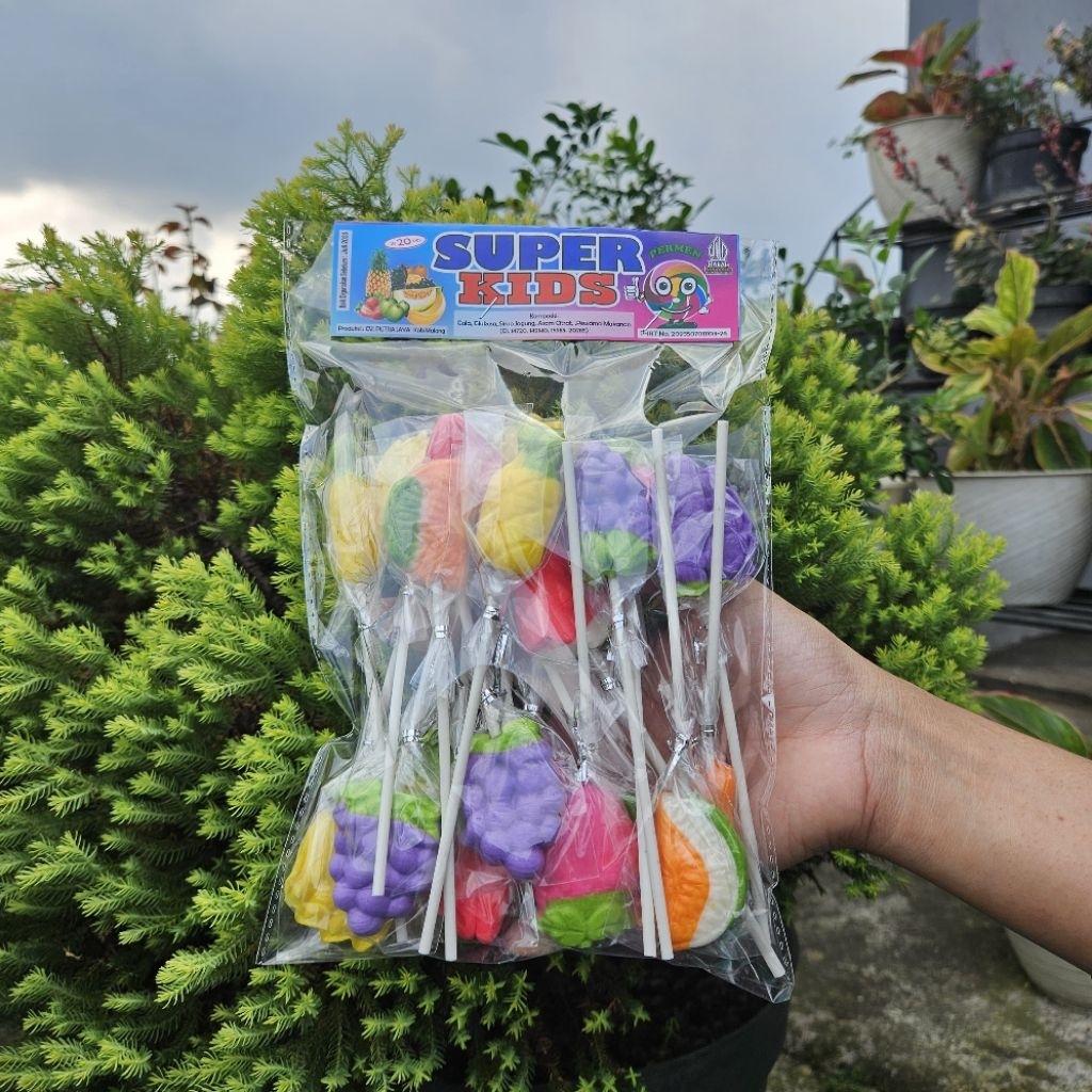 

LOLLYPOP BUAH BESAR SUPER KIDS ISI 20pcs