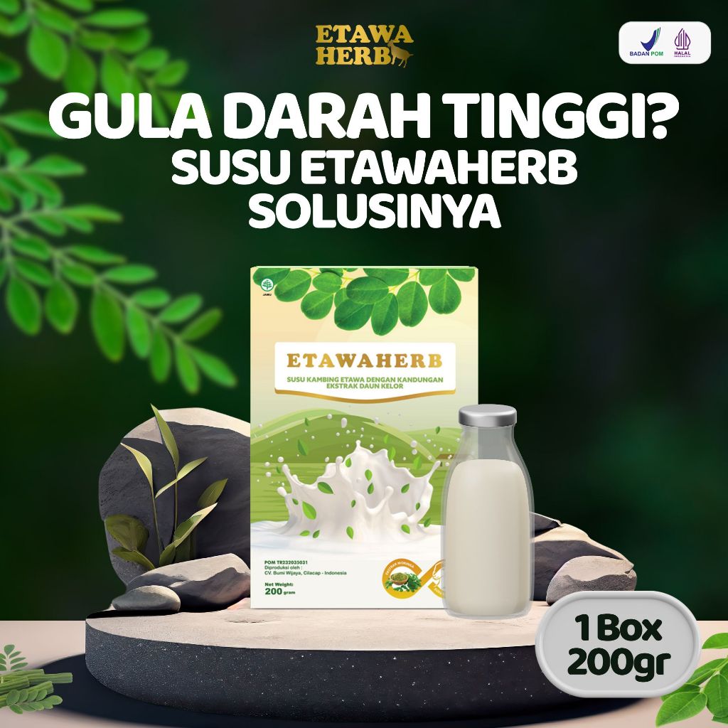 

Atasi Gula Darah Tinggi - Susu Etawaherb Original Asli