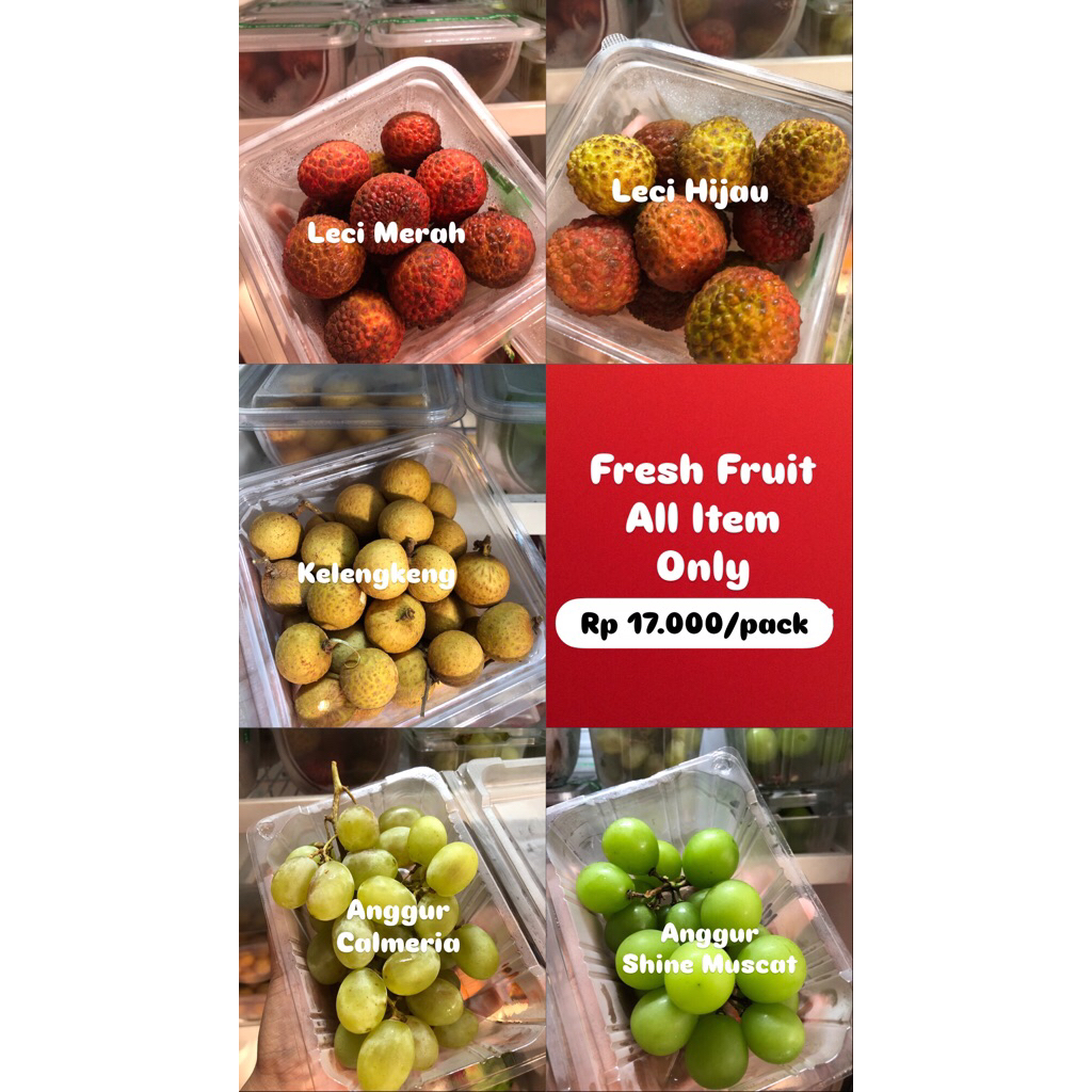 

Paket buah segar mika 17ribuan