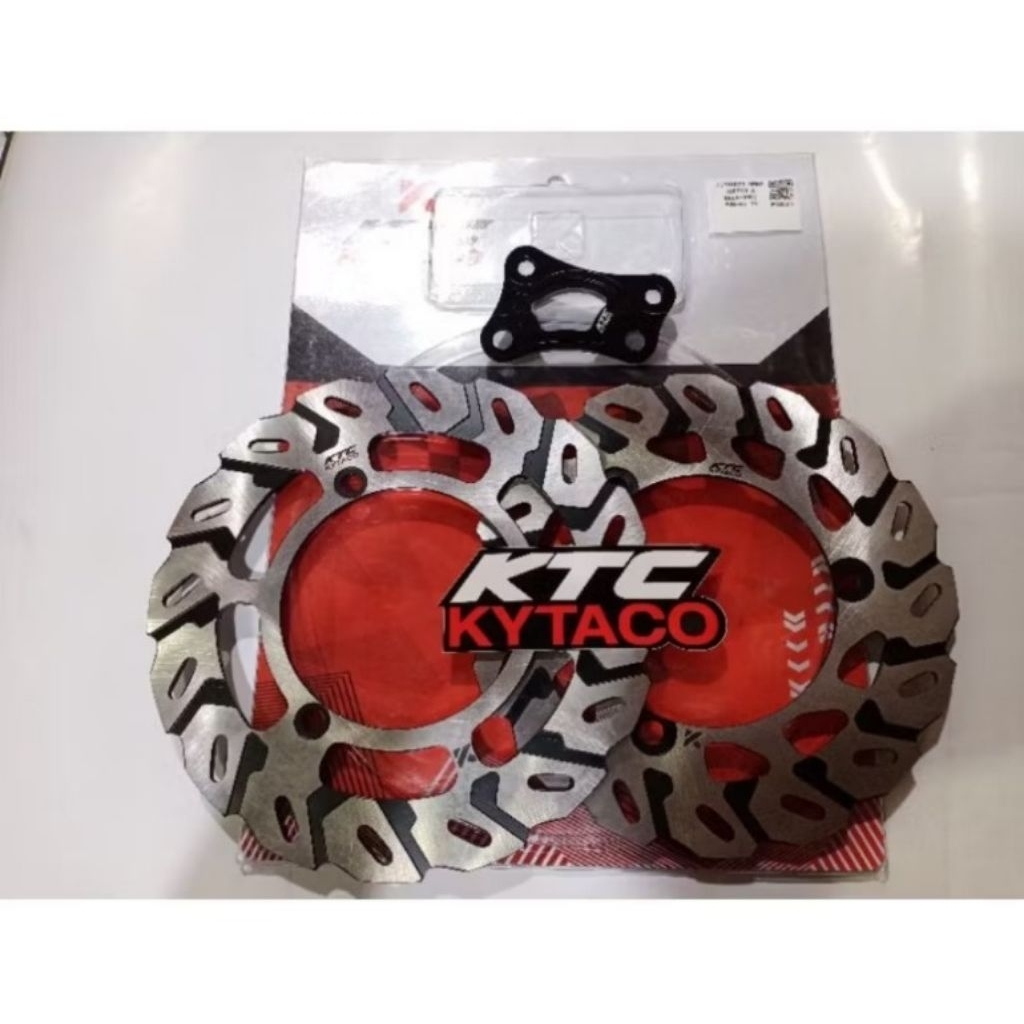 DISC CAKRAM KTC KYTACO SET DEPAN BELAKANG NMAX,AEROX, ORIGINAL