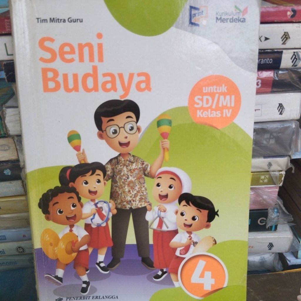 Buku Pelajaran Seni Budaya kelas 4 Kurikulum Merdeka