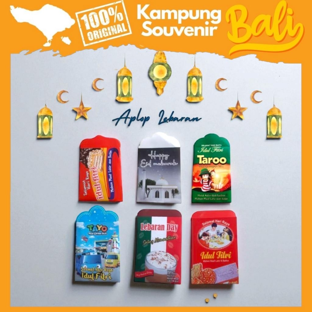 

Amplop Lebaran Siap Pakai Isi 10 Pcs