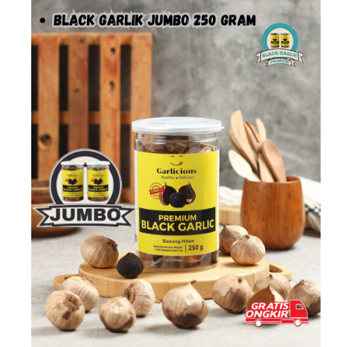 

Garlicious Black Garlic Bawang Hitam Jumbo Premium 250gr