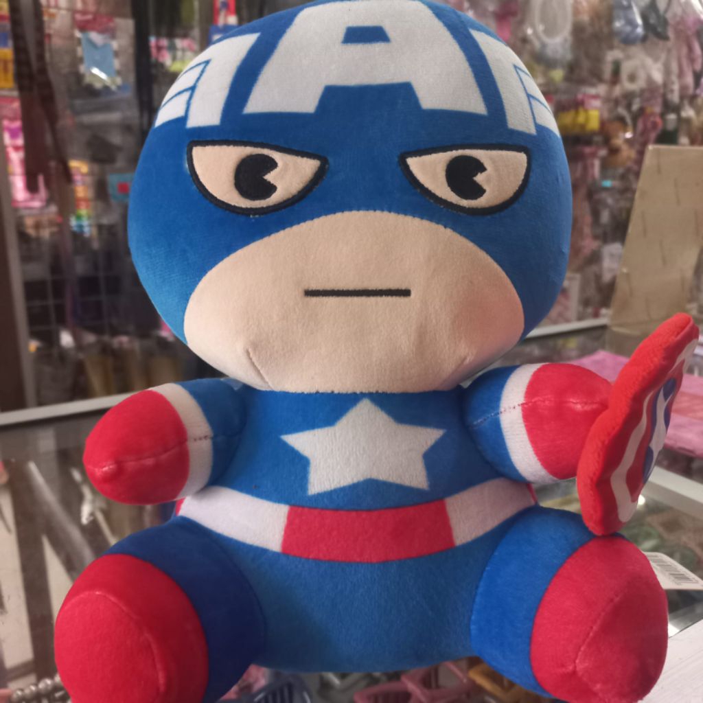 boneka captain america marvel miniso