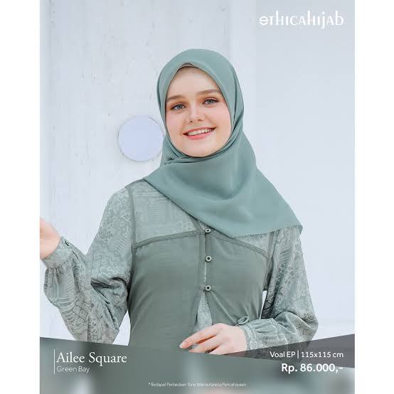 AILEE SQUARE HIJAB SEGIEMPAT ETHICA HIJAB