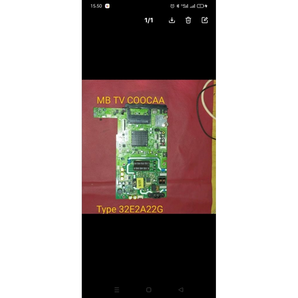 MB TV Coocaa 32E2A22G Original